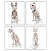 Creepy Cat Skeleton Realistic Sitting Animal Scary Decor For Indoor Lawn Outdoor Home Shelf Table Garden Halloween Parties