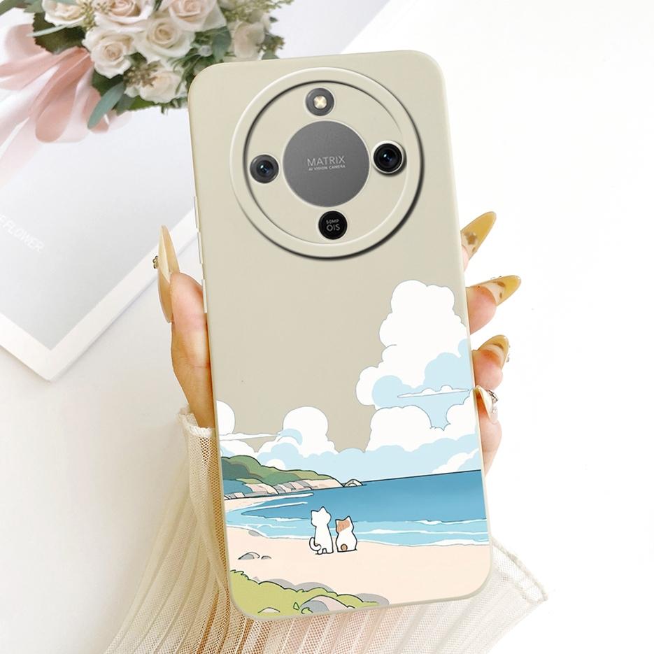 For Honor Magic 8 Lite Case Honor X9d MTN-NX1 Cute Dog Panda Cartoon Cover Silicone Case For Honor X70 X 70 HonorX9d Soft Fundas