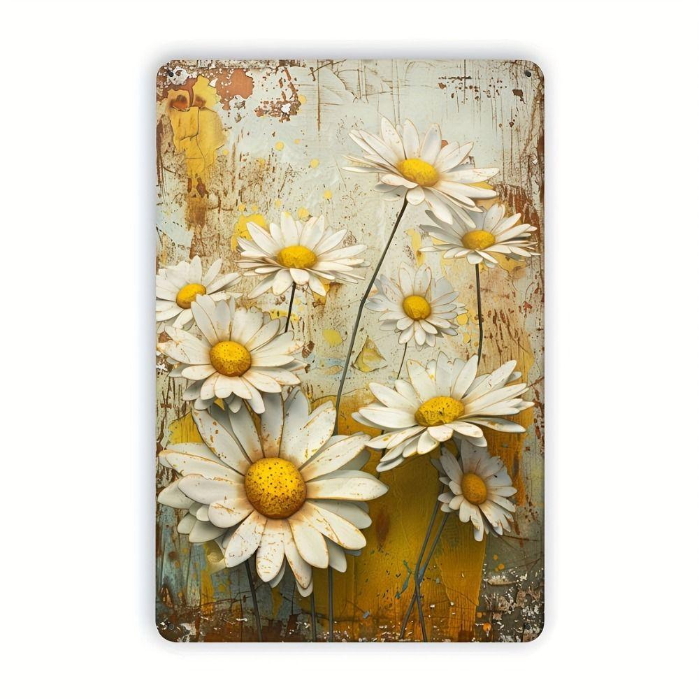 Vintage Metallwandkunstschild Biene Küchen Dekoration Kaffeebar Blechschild