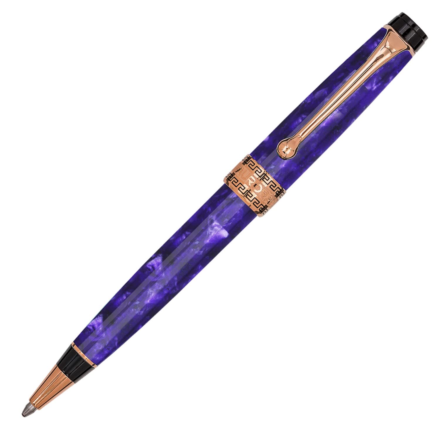 

AURORA Ballpoint Pen Optima Viola Genuine Imported Product Oil-based 998-PVL