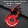 Foam Handle Weighted Jump Rope Adjustable Fitness Rope Skipping Nylon Skipping Rope  Exercise