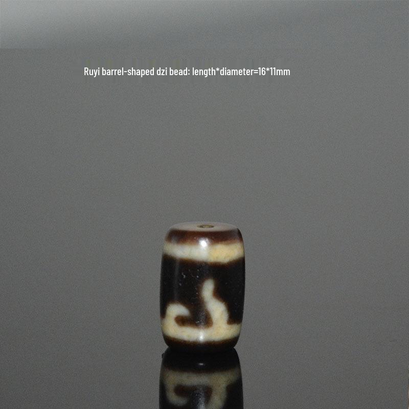 

Tibet Tiger Tooth Ruyi Dzi Bead Bracelet with Lotus & Water Pattern