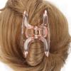 2PCS Hair Claw Clip Plastic Resin Non Slip Jaw Hairpin Accessories for Bathing and Makeup