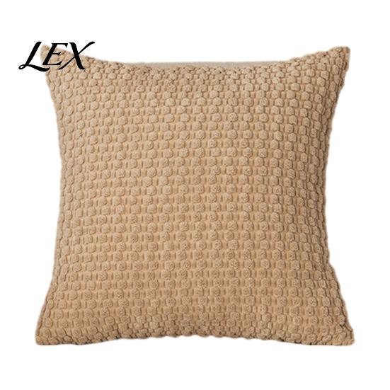 Unique Texture Cushion Cover Solid Color Bubble Pillow Cover, Soft Breathable Throw Case, Modern Minimalist Home Bedroom Pillowcase Decor, Farmhouse