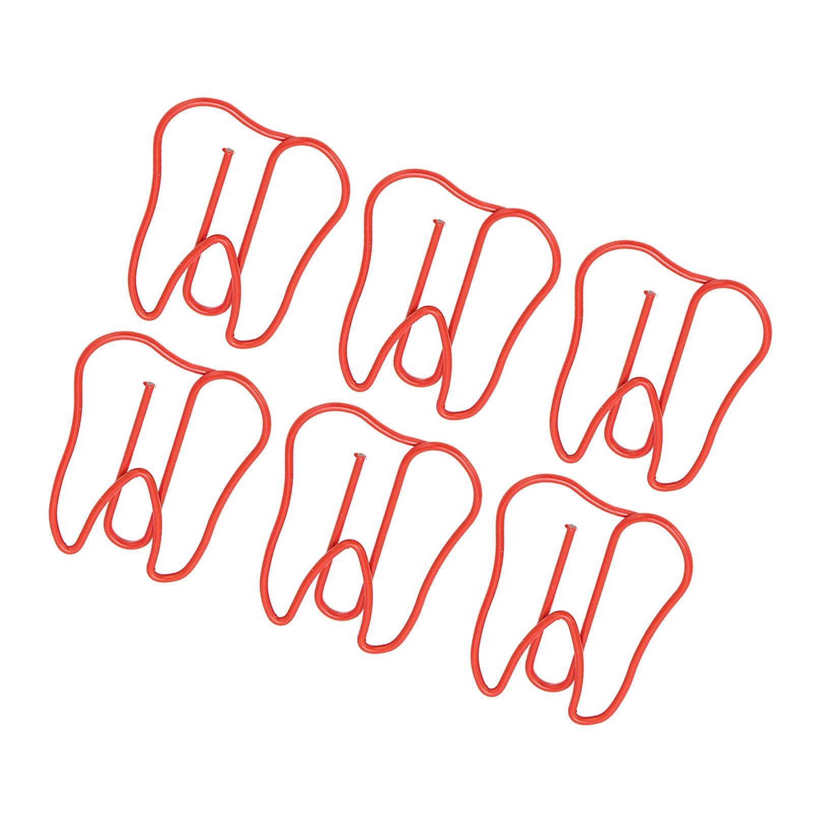 

100PCS Paper Clips Metal Multifunctional Paper Memo Clip Portable Clips for Document