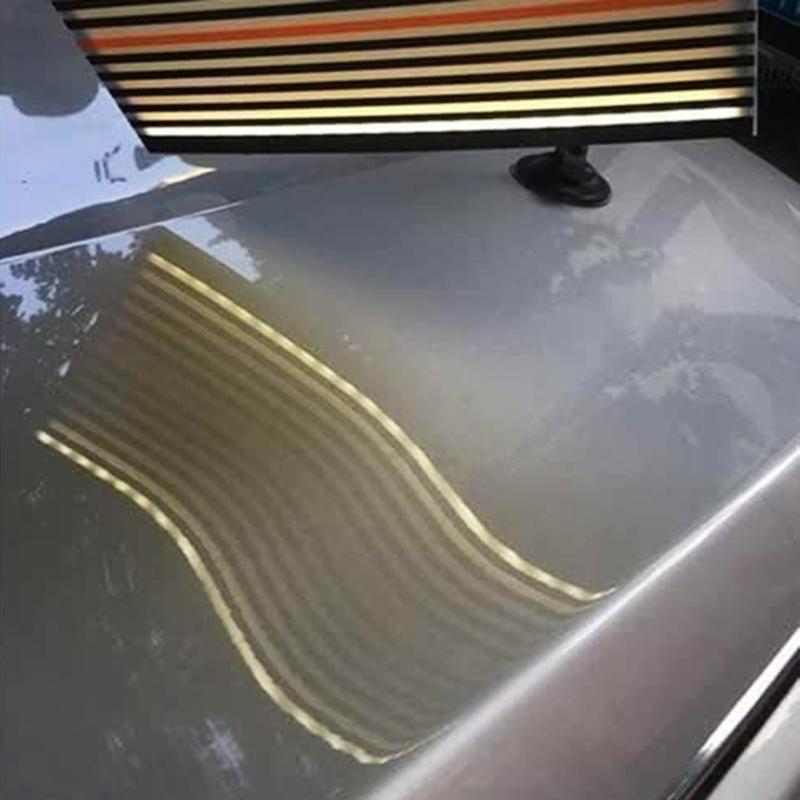 Reflektoren Linienbrett Lackfreies Ausbeulwerkzeug mit 3 Helligkeitsstufen für Karosserie-Dellenentfernung LED-Reflektorenbrett