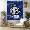 Inter Milan Wall Decor Tapestry Art For Pet Memorial Birthdaywedding Party Backdrop Family Gift