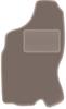 Beige Driver's Mat For: Volkswagen Phaeton Long Sedan (2002-2012)