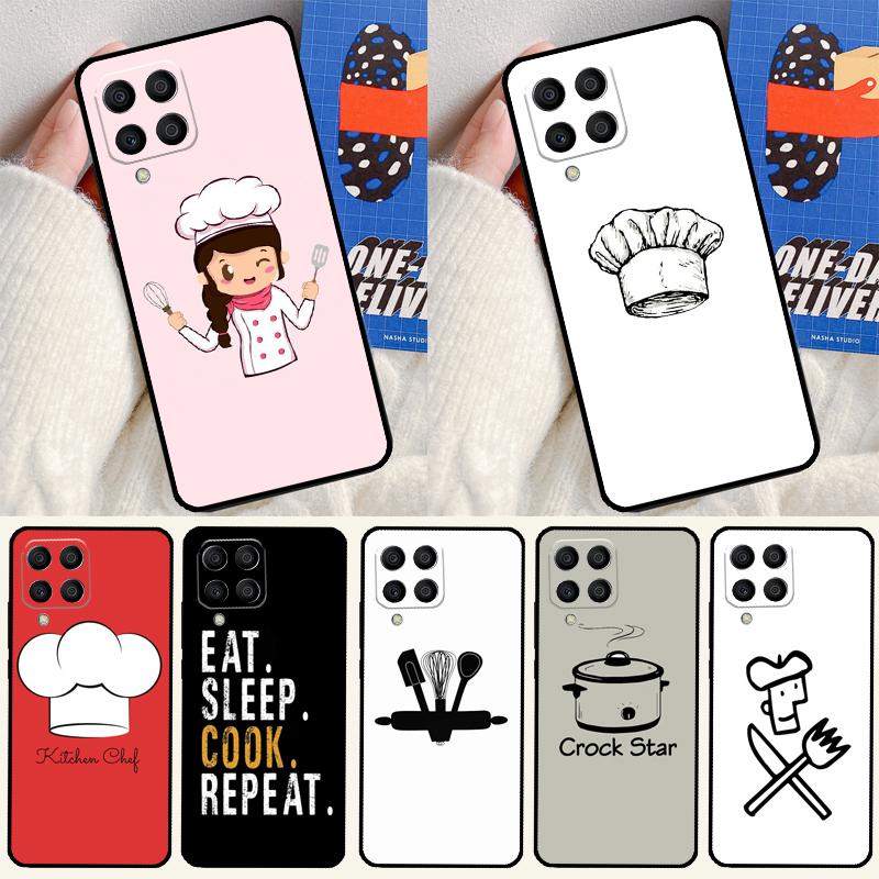 Cooking Chef For Samsung Galaxy M33 M13 M14 M12 M32 M52 M31 M55 M15 M11 M21 M35 M53 M34 M54 M06 M16 Case