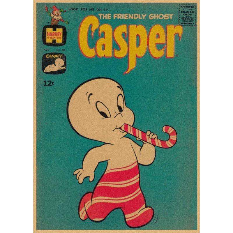 Whimsical Little Elves Cartoon Anime Retro Kraft Wall Poster with Free Shipping