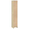 Bathroom Cabinet Sonoma Oak Finish 30 X 30 X 183.5 Cm Particleboard