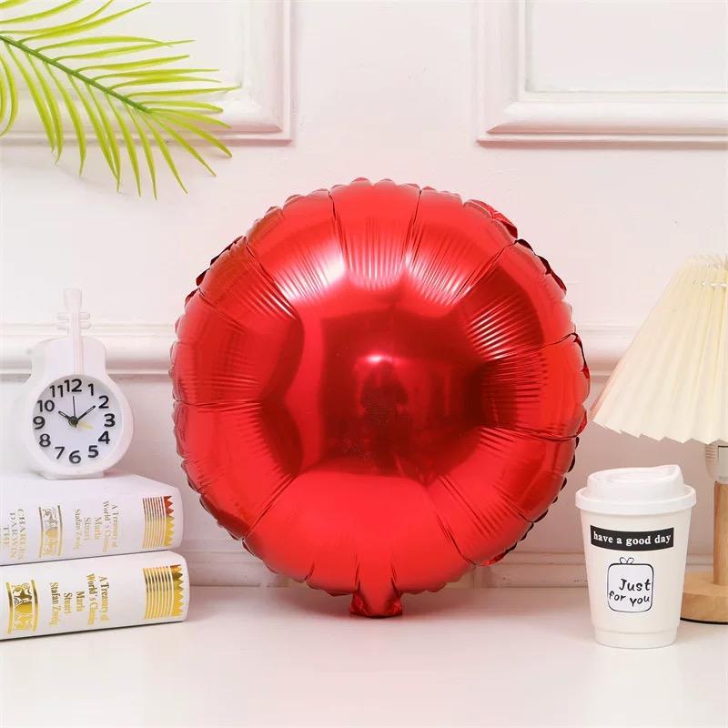Thick 18-Inch Round-Shaped Balloons with Offset Printed Multi-Color Options for Wedding Birthday Decor Valentine's Day Decor