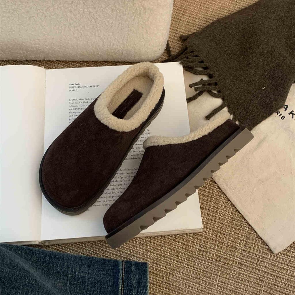 Mode Gående Mysig Vardaglig Stängd Tå Halvtoffla Loafers Kvinna Mode Slingback Slip On Mule För Kvinnor Platå Ny 2025 Komfort