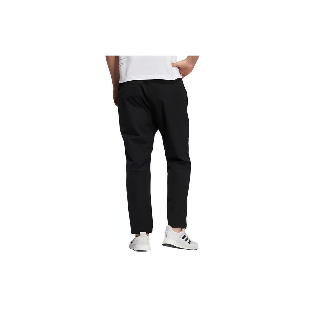 adidas Unifarbene gewebte Sporthose Herren Unterteile Schwarz H39231