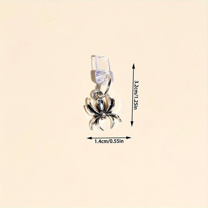 Phone Dust Plug Cute Spider Phone Accessory Pendant Decoration For IPhone Type-C Charging Interface