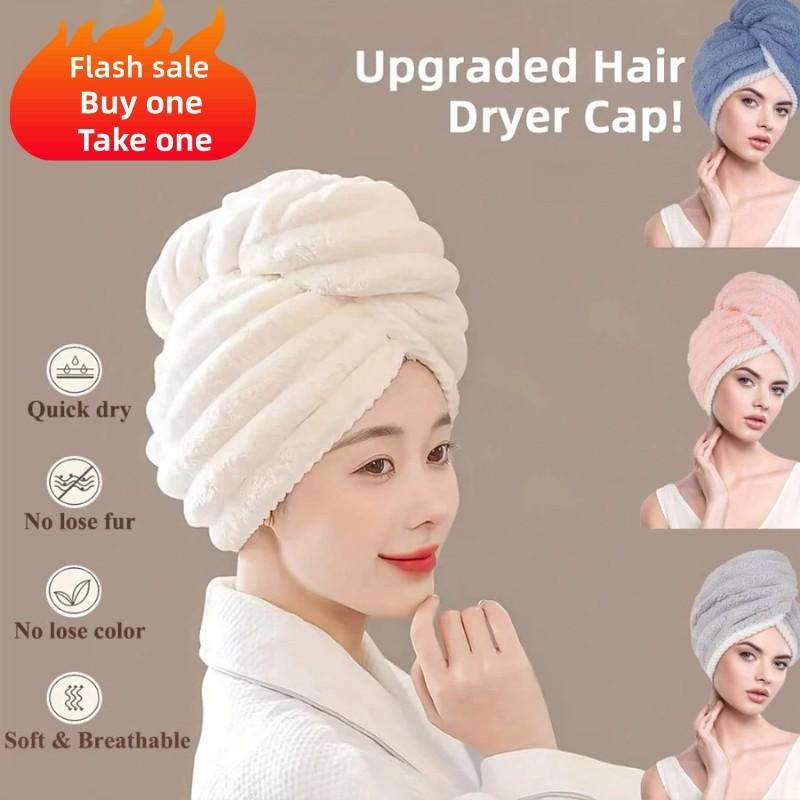 Hair Drying Towel Strong Absorbent Quick Drying Hair Cap Microfiber Hair Towel Dry Hair Cap