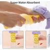 Cute Lollipop Coral Fleece Hand Towels with Hanging Loop Soft Absorbent Bath Towel for Kids Adults Girl Bathroom Kitchen Bedroom