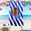 Real Sociedad Print Beach Towel, Large Soft Quick Dry Towel for Beach Camping Swimming