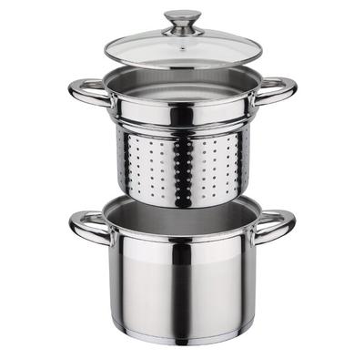 GSW TREVISO Pasta Pot 22 Cm 6.5 Liters with Insert