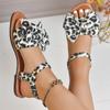 Fashion New Women Platform Sandals 2025 Summer Lightweight Flats Sandals Fashion Beach Casual Sweet Elegant Bow Flat Women's Shoes