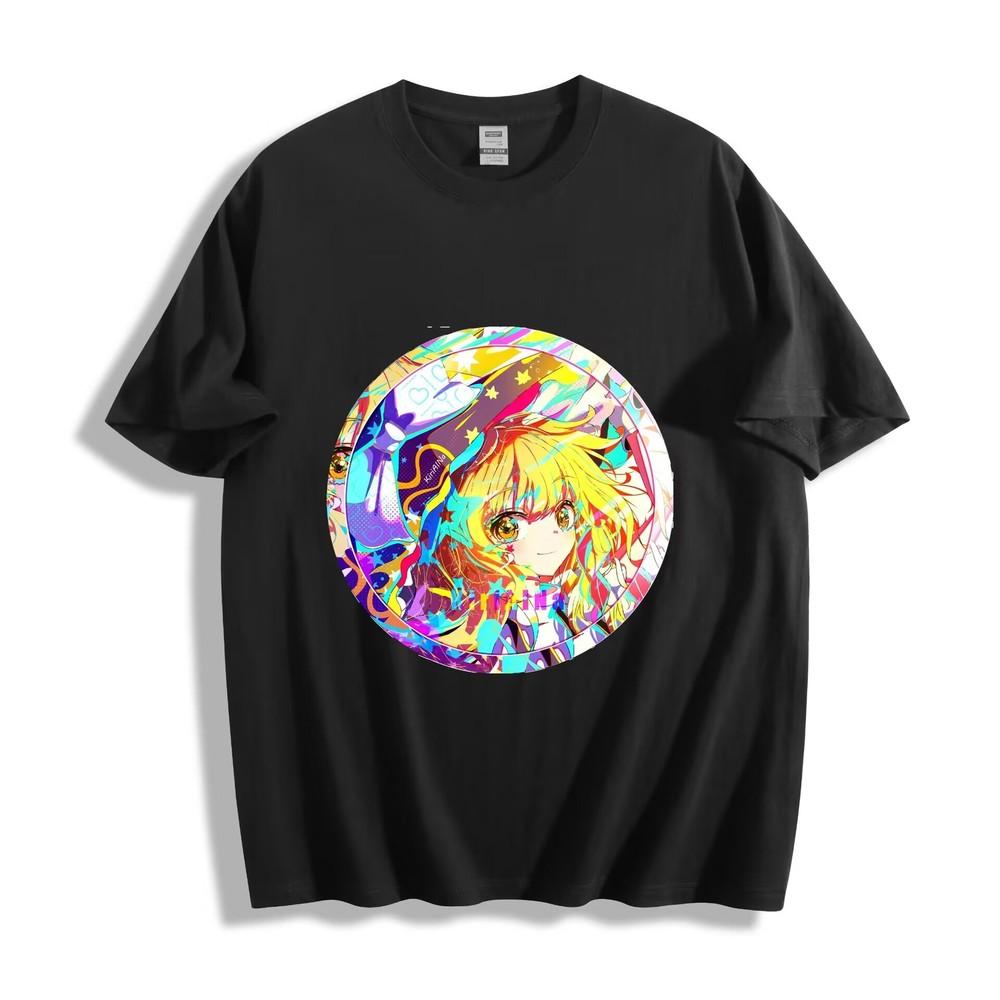 

Touhou Project Marisa Kirisame T-Shirt - Neon Raster Magic Circle Unisex Tee M