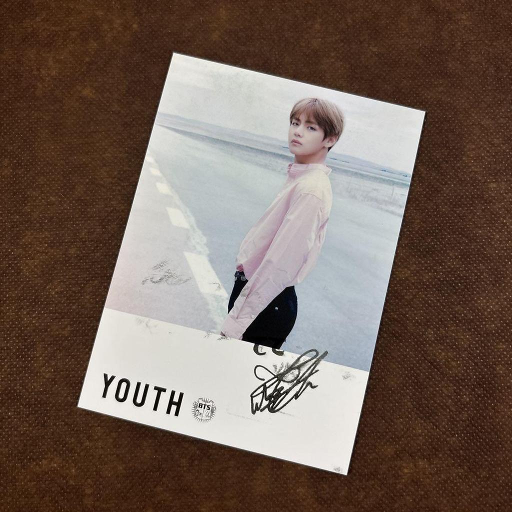 [USED] BTS YOUTH Release Event Photo Card Taehyung