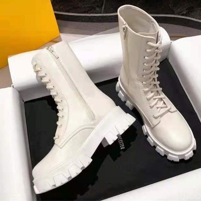 

Женские весенне-осенние тонкие ботильоны на толстой подошве с высоким ремешком, универсальные, в стиле ретро, простые, удобные, износостойкие, на среднем каблуке 40 белый