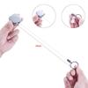 Tool Retractable Office Supplies Square Badge Holder Clip Badge Reel Clip Key Ring Clips Keychain