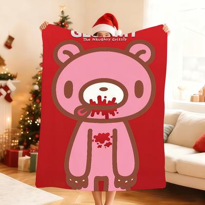 Energetic Interesting G GlOOMy B BeaR R Blanket Soft Throw Blanket for Home Bedroom Bed Sofa Picnic Travel Office Blanket Gift