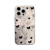Black butterfly Phone Case For IPhone 16 16e 14 13 15 Pro Max 11 12 Pro 7 8 Plus SE 2022 Shockproof Cover Case 16 15 14 13 12 11