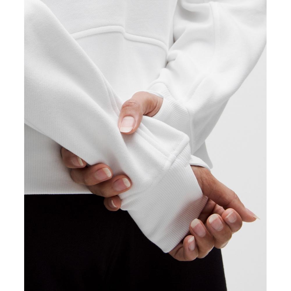 Lululemon Scuba Oversized Hip Length Pullover White