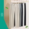JEEP Men's Summer Mulberry Silk Blend Wide-Leg Casual Pants