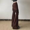 "Western Tassel Rivet Bell-Bottom Hip-Hugger Low-Waist Dance Pants"