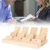 Wooden Earrings Ear Stud Ring Display Board Jewelry Stand Eardrop Storage Bracket