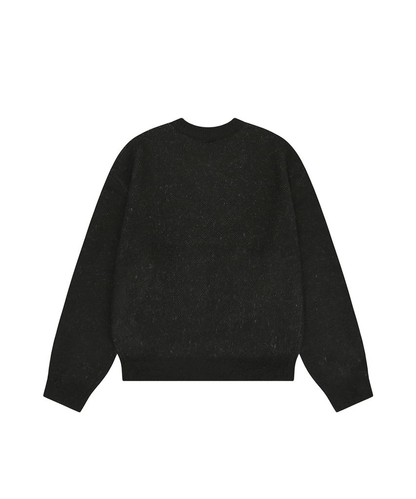 OHY Hairy Dual Cube Knit – Black