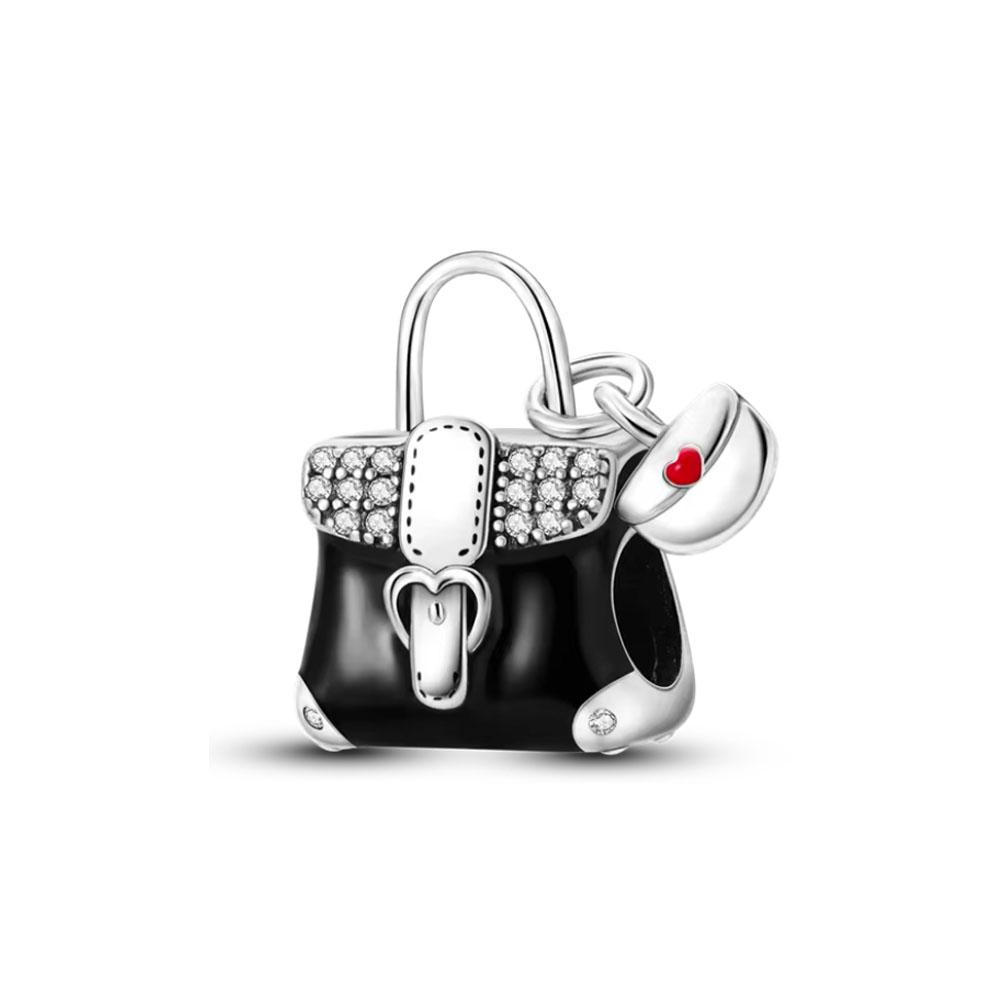 

New Cute Blue Fox Rabbit Cartoon Necklace 925 Silver European Style Bracelet DIY Women s Charm Fashion Jewelry Gift