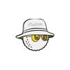 Clip per cappello da golf Segnalini da golf Magnetici staccabili Lega di zinco Antiruggine Etichette per palline Regali per cintura tasca