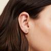 Men's Moissanite and Diamond Stud Earrings - Single Stone Earrings, 3-prong/4-prong/6-prong Setting, Sterling Silver, Hypoallergenic, 0.3ct/0.5ct/0.8c