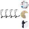 2pcs Elastic Fixed Clothes Clips Multi-Functional Windproof Clamps Clothes Fixing