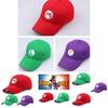 Super Mario Role Play Purple Baseball Cap Embroidered Outdoor Accessory
