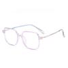 Fashion Large Frame Myopia  Glasses Men Women Blue Light Blocking Eyewear Anti Eyestrain Hd Vision Prescription Lens-1.25-2.25