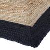 Tapis en jute naturel végétale 120 x 170 cm Atmosphera - Noir