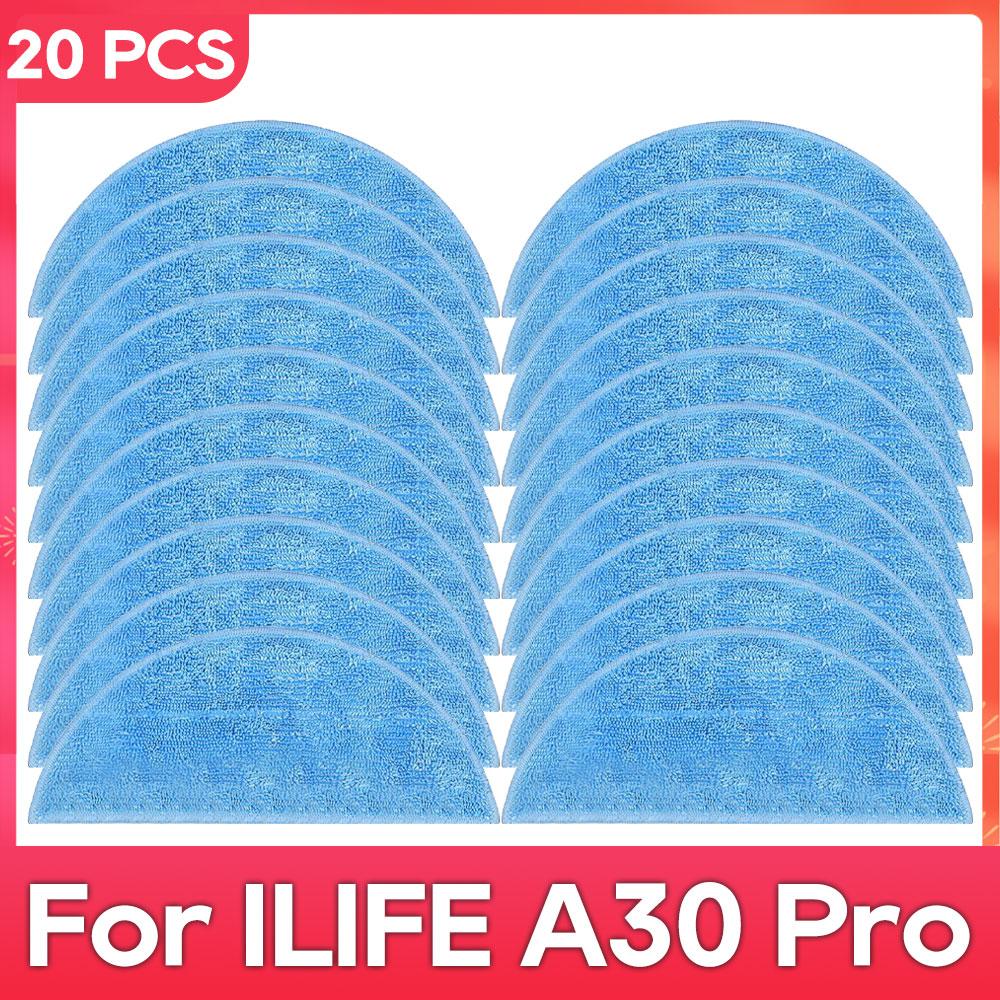 Fit For ( iLife A30 Pro ) Main Side Brush Filter Mop Dust Bag Parts Accessories Robot Vacuum Cleaner Kit