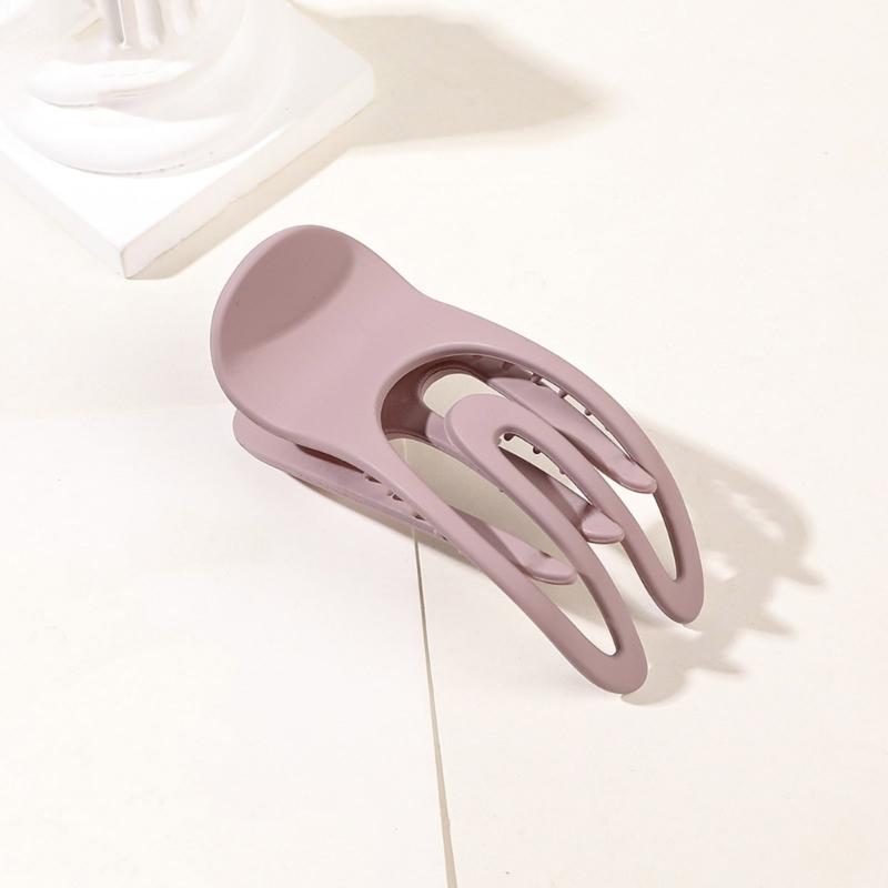 3PCS Matte Hair Clamp Strong Grip Barrettes Large Hair Claw Clip For Women Girl Thin Fine Hair Styling Accessories