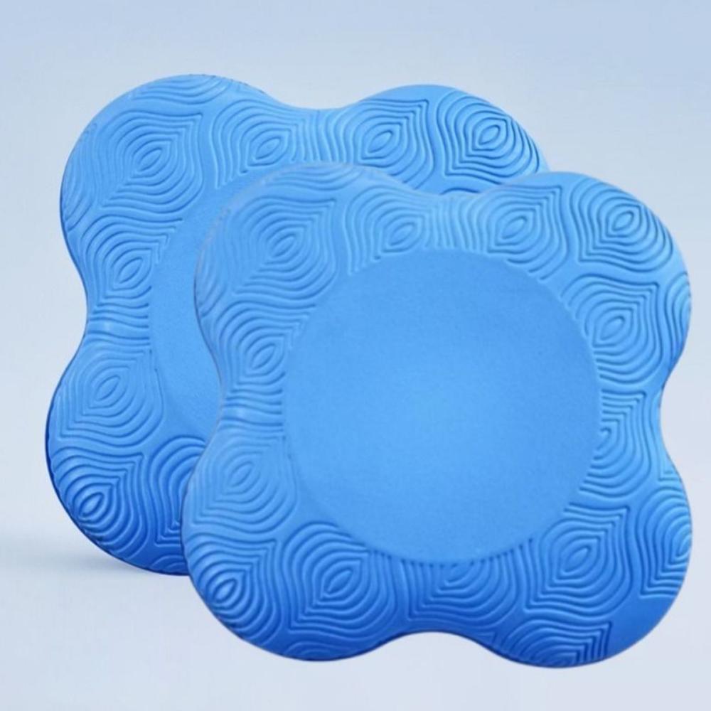 2pcs Soft Yoga Knee Mat Portable Kneeling Protect Pad Elbow Cushion  Yoga Accessories