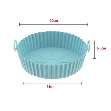 

**Air Fryer Silicone Baking Pans Molds, Non-Stick Cookware Accessories for Kitchen, Cake Decorating Tools, Pastry, Oven Safe**
