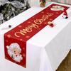 Santa Claus Christmas Table Runner Christmas Decorations For Home 2026 Xmas Table Flag Navidad Noel Gifts New Year Tablecloth