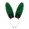 Rabbit Ears Hairhoop Plush Bunnies Ear Hairband Hairhoop Halloween Cosplay Accessories for Women Birthday