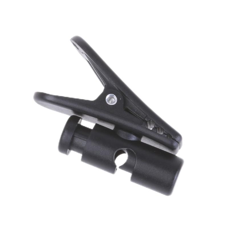 Long Last ABS Material Solid Clip Black Headphones Wire Clip for Managing Earphone Wire User Friendly Cord Holder