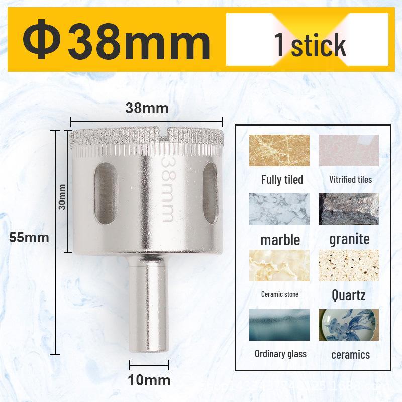 Alloy Glass & Tile Hole Drill Bit Set